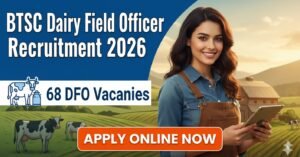 BTSC Dairy Field Officer Recruitment 2026