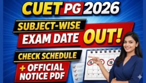 NTA CUET PG Exam Date 2026