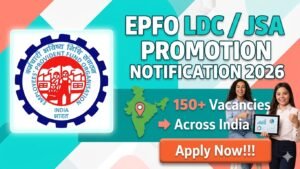 EPFO LDCE Recruitment 2026