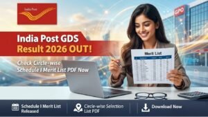 India Post GDS Result 2026 OUT