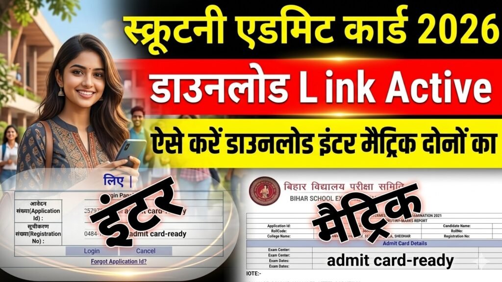 Bihar Board Matric/Inter Scrutiny Result 2026 Out