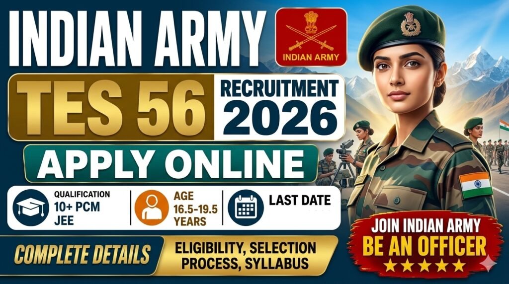 Indian Army TES 56 Entry 2026