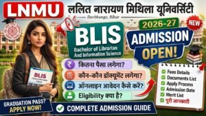 LNMU BLIS Admission 2026-27