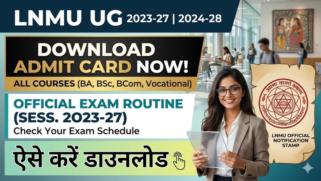 LNMU Semester 5 Admit Card 2026 Out
