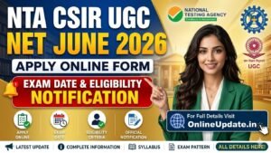 NTA CSIR UGC NET June 2026 Online Form
