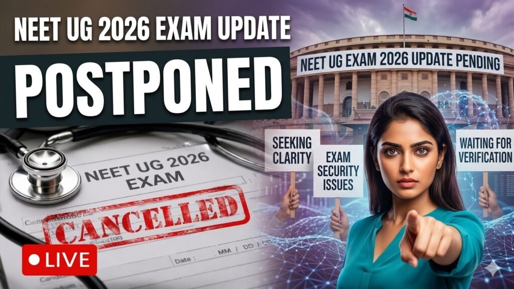 NTA NEET UG 2026 Exam Cancelled