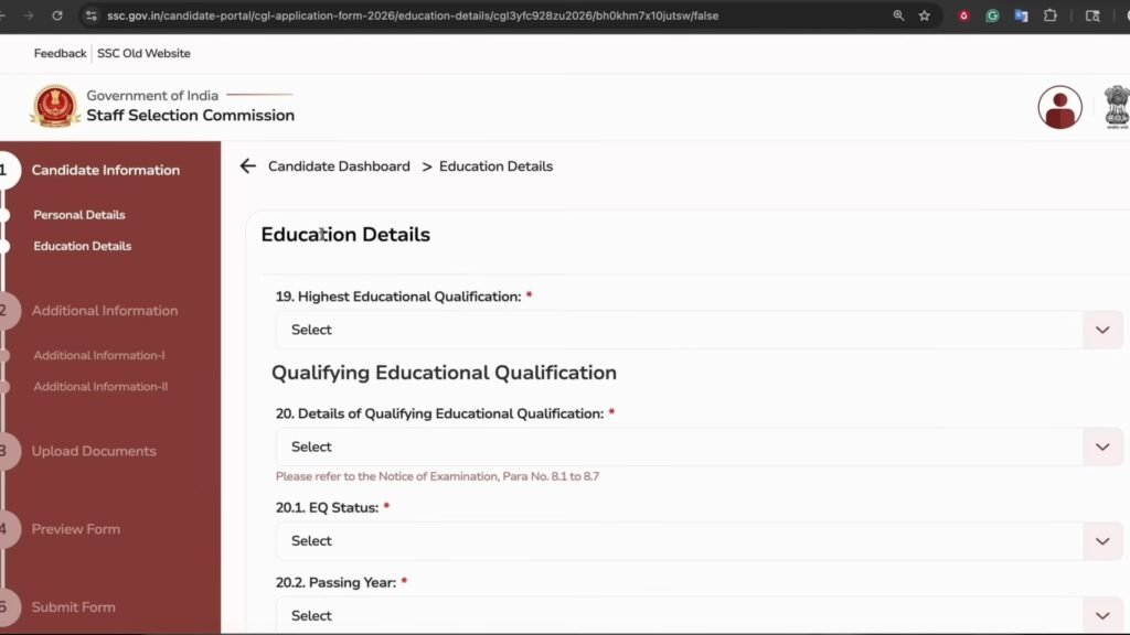 SSC CGL Recruitment 2026