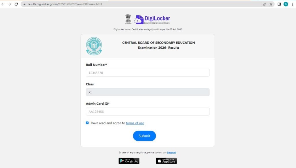 cbse board 12th result